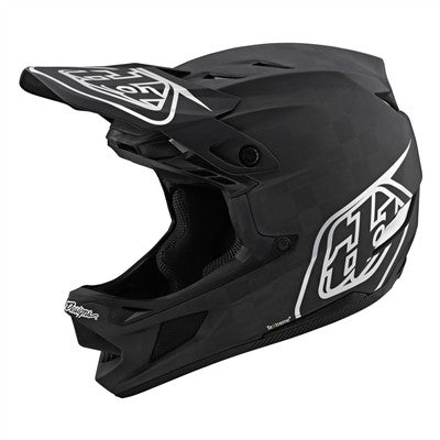Troy Lee Designs D4 Carbon MIPS Cycling Helmet - Stealth Black/Silver