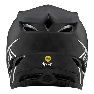 Troy Lee Designs D4 Carbon MIPS Cycling Helmet - Stealth Black/Silver