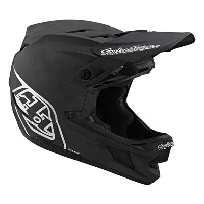 Troy Lee Designs D4 Carbon MIPS Cycling Helmet - Stealth Black/Silver