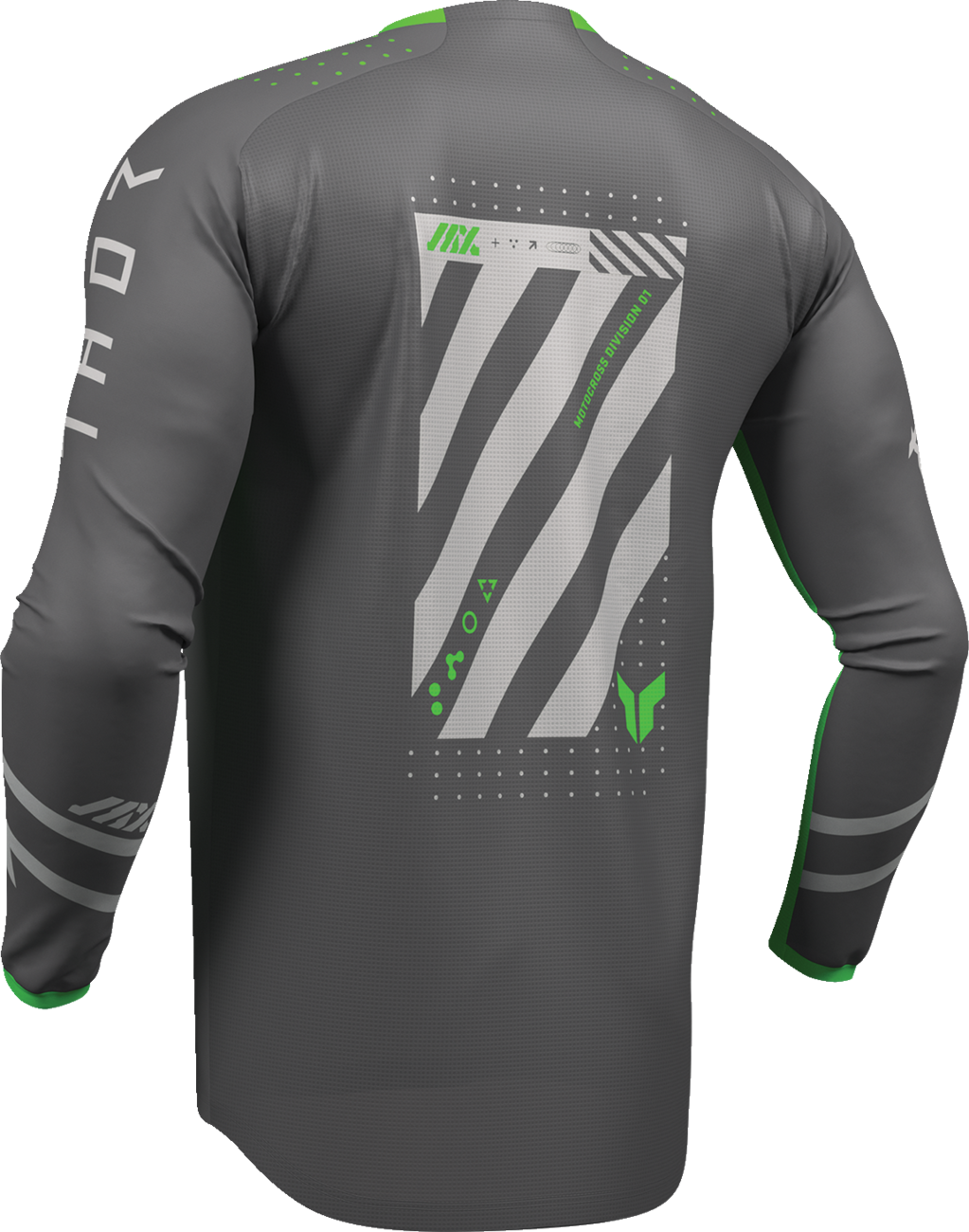 Thor 2026 Launchmode Futura Charcoal/Green Jersey Pant Combo