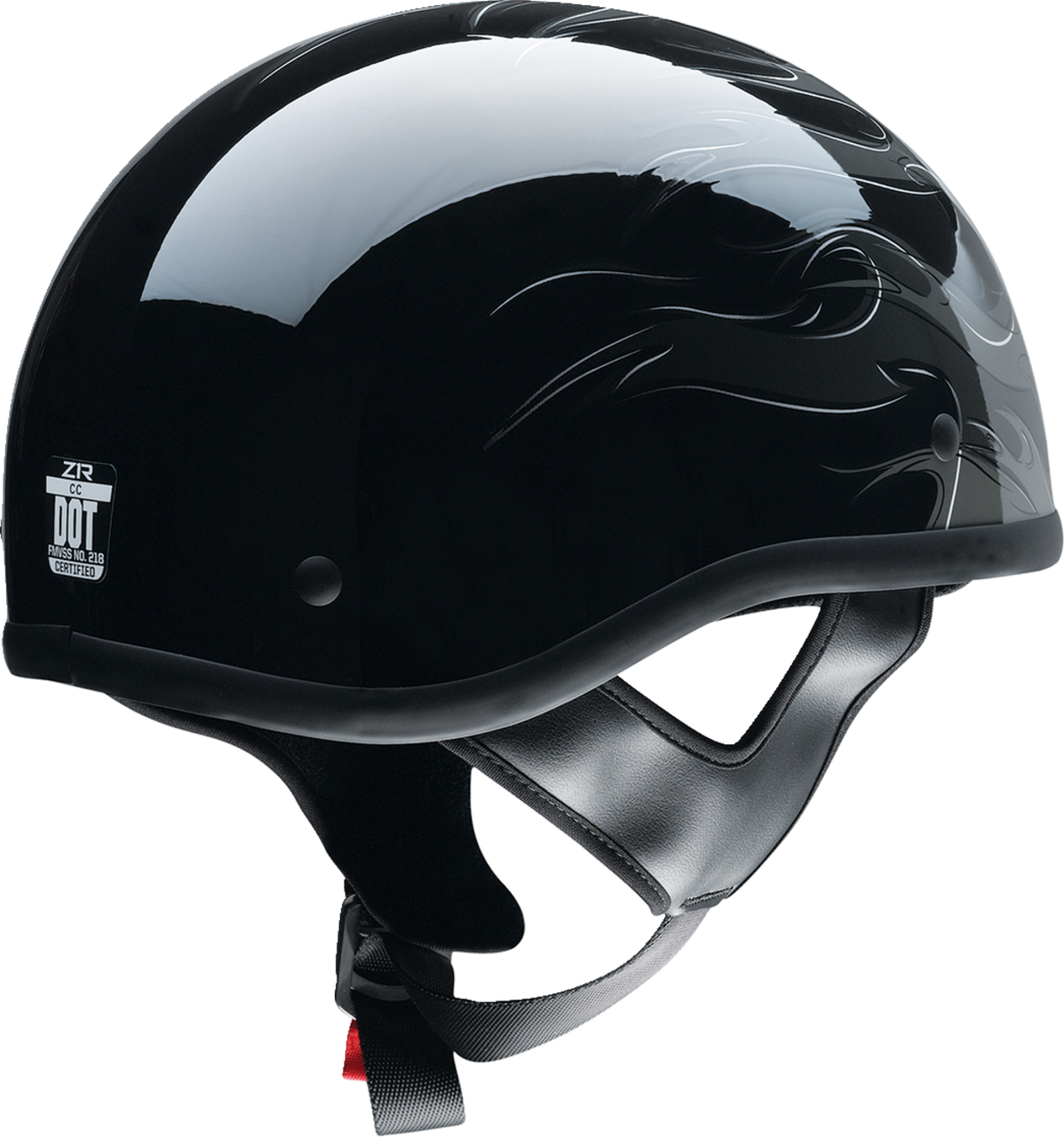 Z1R CC Beanie Hellfire Half Helmet Grey