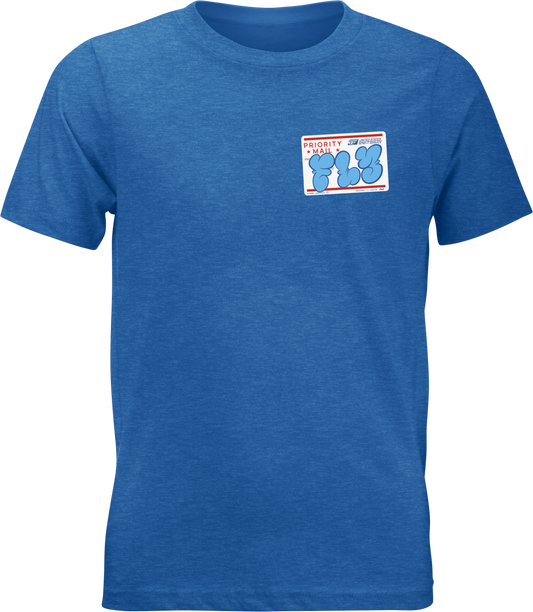 FLY Racing Youth Graffiti Tee Blue