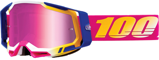 100% - 50010-00012 - RACECRAFT 2 GOGGLE MISSION MIRROR PINK LENS