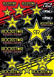 Factory Effex Rockstar Gold Sticker Sheet