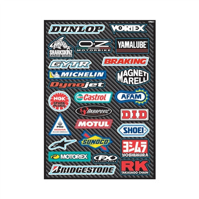Factory Effex Street Sponsor Sticker Sheet