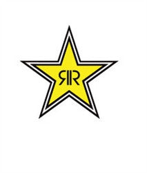 Factory Effex 2014 Rockstar 12" Die-Cut Logo Sticker