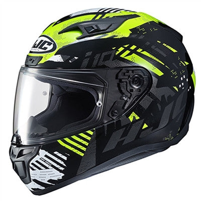 HJC i10 Fear MC-3H Full Face Helmet - HI-Viz