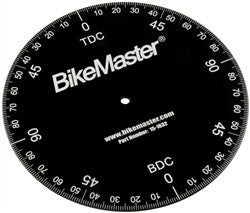 BikeMaster Aluminum Timing Degree Wheel