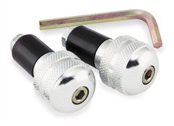 BikeMaster Anti-Vibration Bar End - Silver