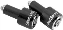 BikeMaster Anodized Aluminum Billet Bar Ends - Black