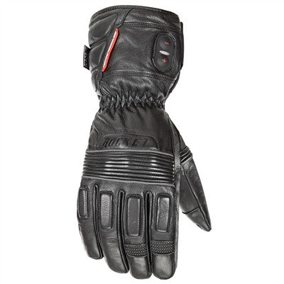 Joe Rocket 2017 Leather Burner Heated Gloves - Black