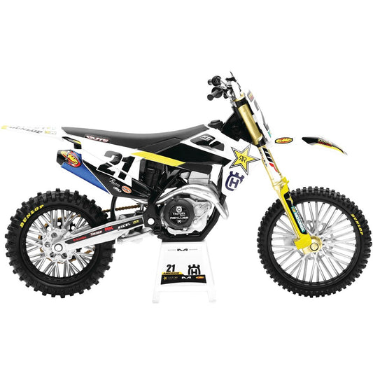New Ray Toys 1:12 Scale Offroad Racer Replicas Rockstar Husqvarna Jason Anderson