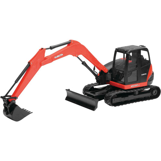 New Ray Toys 1:18 Scale Kubota Excavator KX080-4