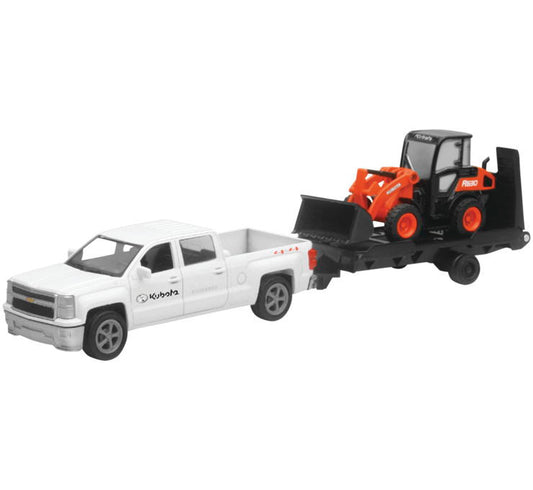 New Ray Toys 1:43 Scale Kubota R630 and Chevy Pickup Truck