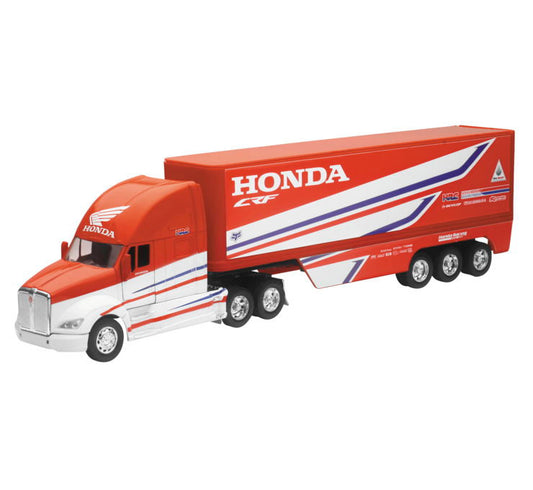 New Ray Toys 1:32 Scale Racing Rigs Team Honda HRC Transporter Truck