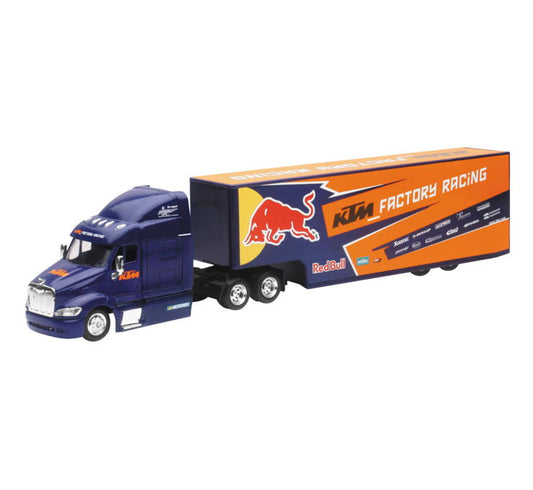 New Ray Toys 1:43 Scale Racing Rigs Red Bull KTM Transporter Truck