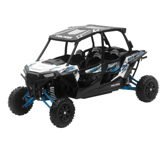 New Ray Toys 1:18 Scale UTVs Polaris® RZR XP 4 Turbo EPS Matte White Lightning
