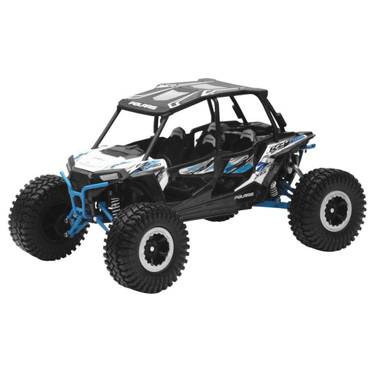 New Ray Toys 1:18 Scale UTVs Polaris® RZR XP 4 Turbo Rock Crawler White Lightning