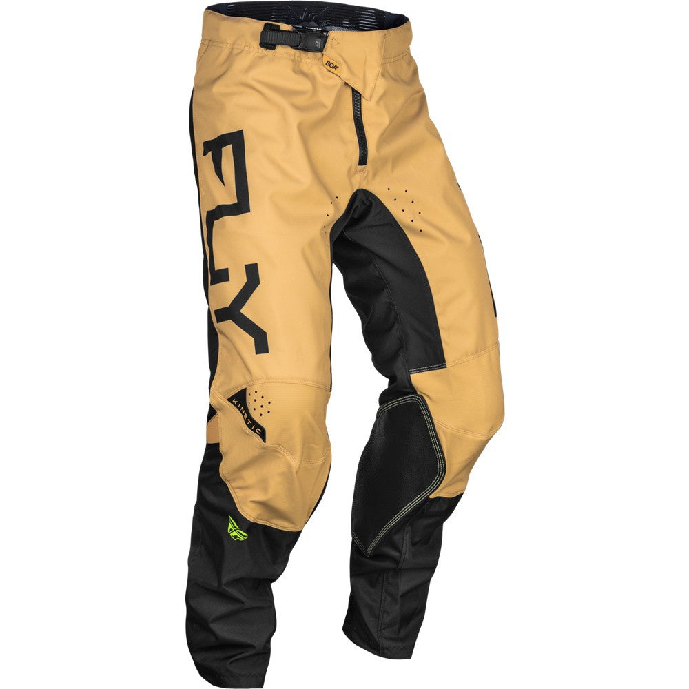 FLY Racing 2024 Kinetic Reload Jersey Pant Combo Khaki/Black/Hi-Vis