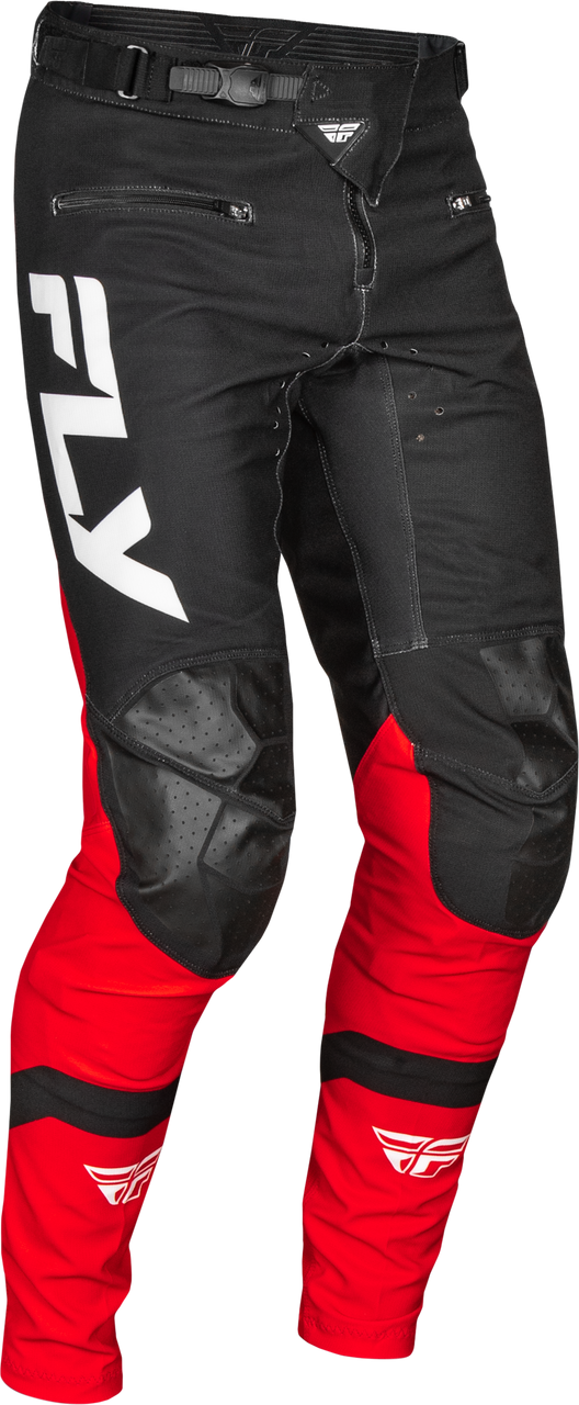 FLY Racing 2025 Youth Rayce Bicycle Pant Red/Black/White