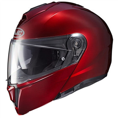 HJC i90 Solid Full Face Helmet - Wine