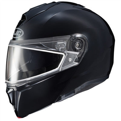 HJC i90SN Solid Modular Snow Helmet with Dual Lens Shield - Black