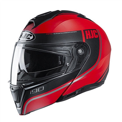 HJC i90 Davan MC-1SF Full Face Helmet - Red