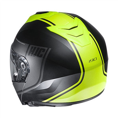 HJC i90 Davan MC-3HSF Full Face Helmet - HI-Viz