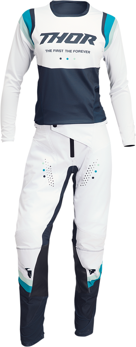 Thor 2024 Womens Pulse Rev Jersey Pant Combo Midnight/White