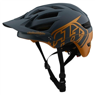 Troy Lee Designs Youth A1 MIPS Cycling Helmet - Classic Grey/Gold
