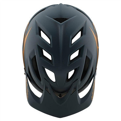 Troy Lee Designs Youth A1 MIPS Cycling Helmet - Classic Grey/Gold