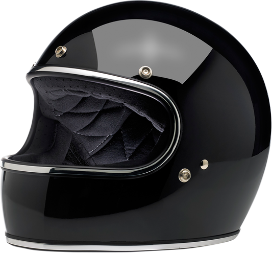Biltwell Gringo Full Face Helmet Gloss Black
