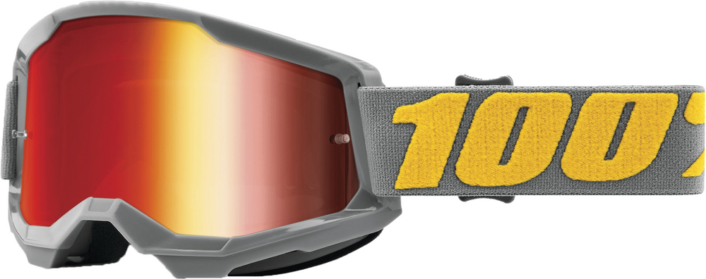 100% - 50028-00006 - STRATA 2 GOGGLE IZIPIZI MIRROR RED LENS