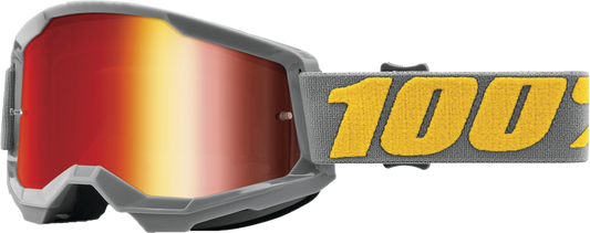 100% - 50028-00006 - STRATA 2 GOGGLE IZIPIZI MIRROR RED LENS