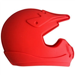 Smooth Industries Helmet Cake Mold - Red