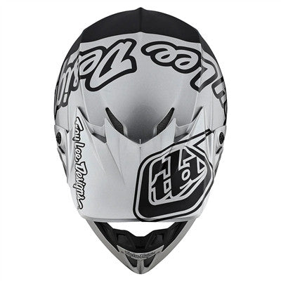 Troy Lee Designs SE4 Visor - Silhouette Silver/Black