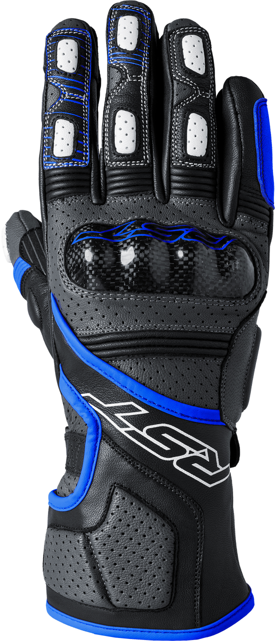 RST Fulcrum CE Gloves Grey/Blue/Black