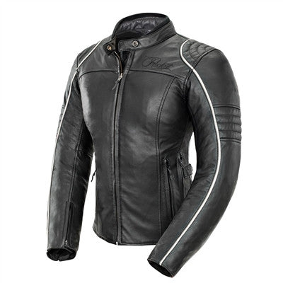 Joe Rocket 2017 Womens Lira Leather Jacket - Black/White