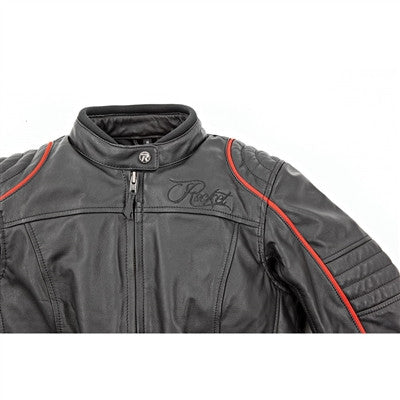 Joe Rocket 2017 Womens Lira Leather Jacket - Black/Red