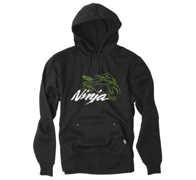 Factory Effex Kawasaki Ninja Pullover Hoodie - Black