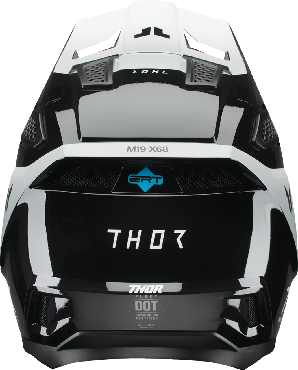 Thor 2025 Fleet Helmet Storm Black/White