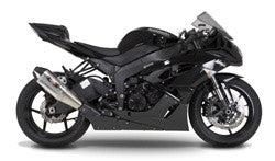 Yoshimura RS-4 Polished Stainless Slip-On (Kawasaki - ZX6R)