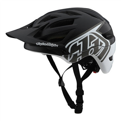 Troy Lee Designs A1 MIPS Cycling Helmet - Classic Black/White