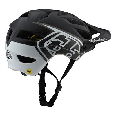 Troy Lee Designs A1 MIPS Cycling Helmet - Classic Black/White