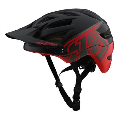 Troy Lee Designs A1 MIPS Cycling Helmet - Classic Black/Red