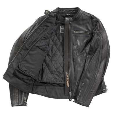 Joe Rocket 2019 Womens Vintage Leather Jacket - Black