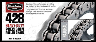 BikeMaster 428H Heavy-Duty Precision Roller Chain