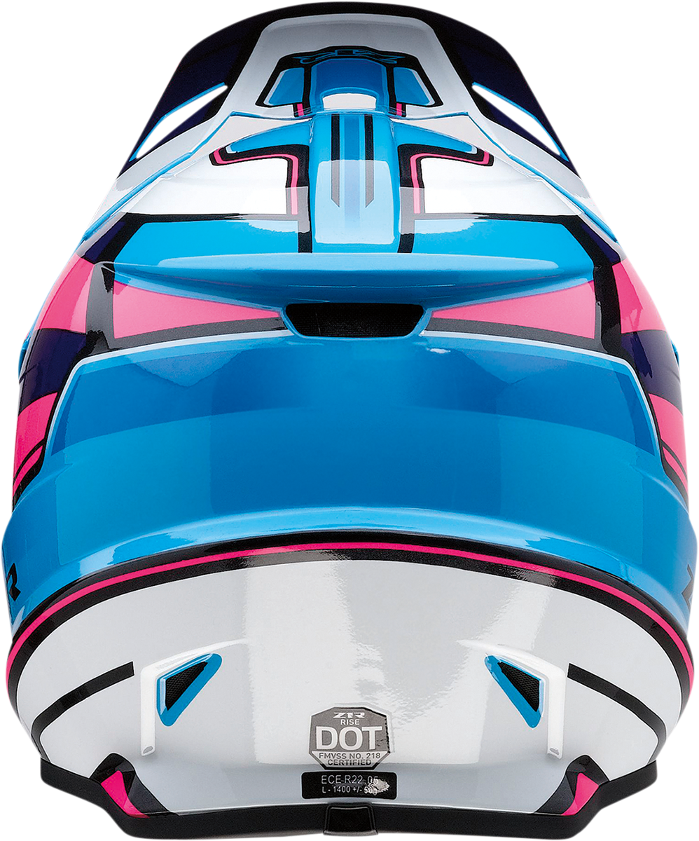 Z1R Rise MC Offroad Helmet Pink/Blue