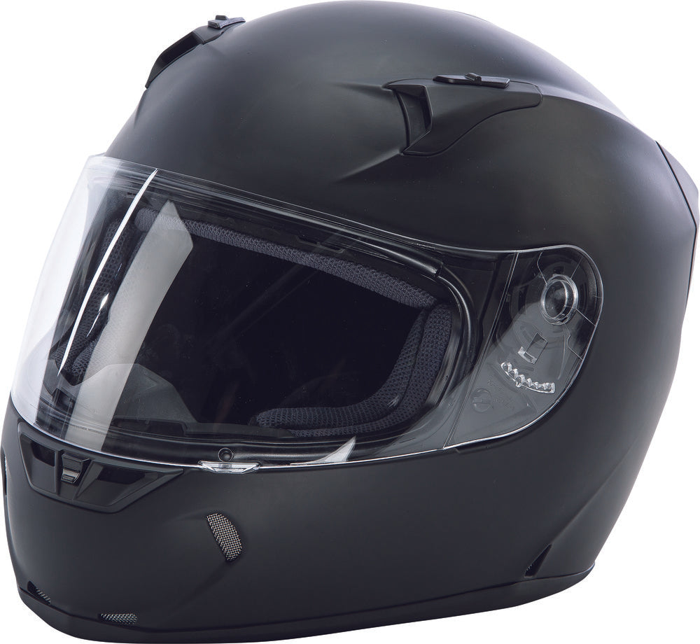FLY Racing 2017 Revolt FS Solid Full Face Helmet - Matte Black