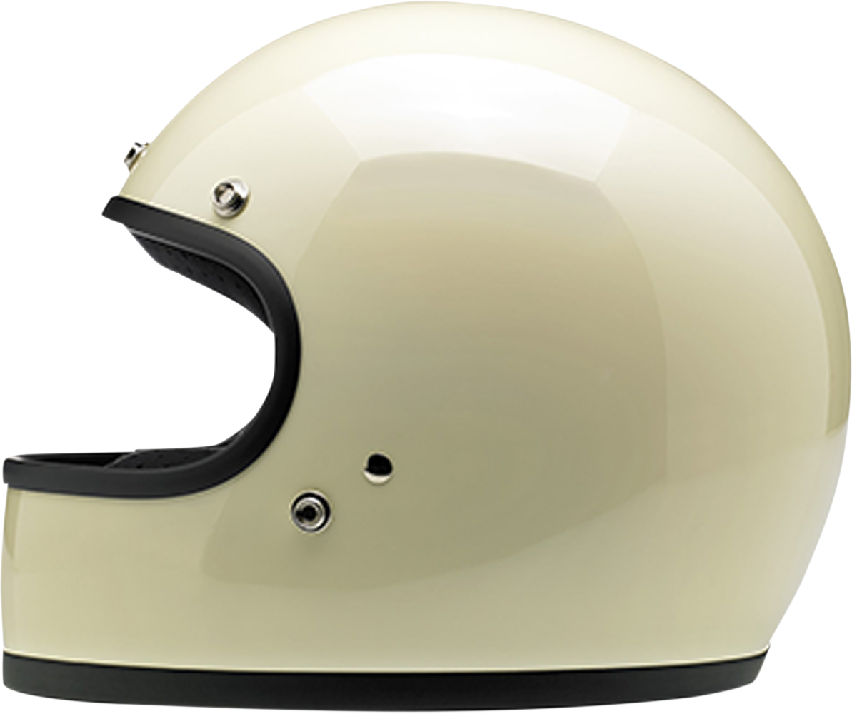 Biltwell Gringo Full Face Helmet Gloss Vintage White